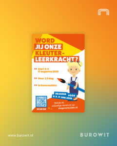 Vacaturecampagne voor de Eben-Haëzerschool Genemuiden ontworpen door Burowit