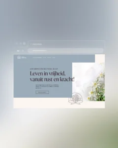 Webdesign van de nieuwe website voor Praktijk Edelwijz