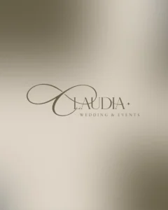 Elegant logo voor Claudia Wedding & Events